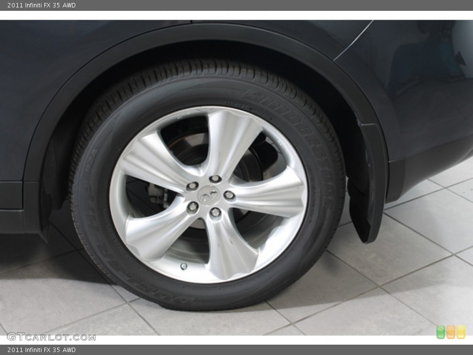 2011 Infiniti FX 35 AWD Wheel and Tire Photo #67936511