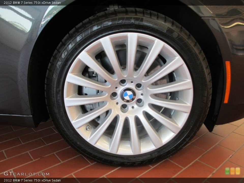 2012 BMW 7 Series 750i xDrive Sedan Wheel and Tire Photo #67937447