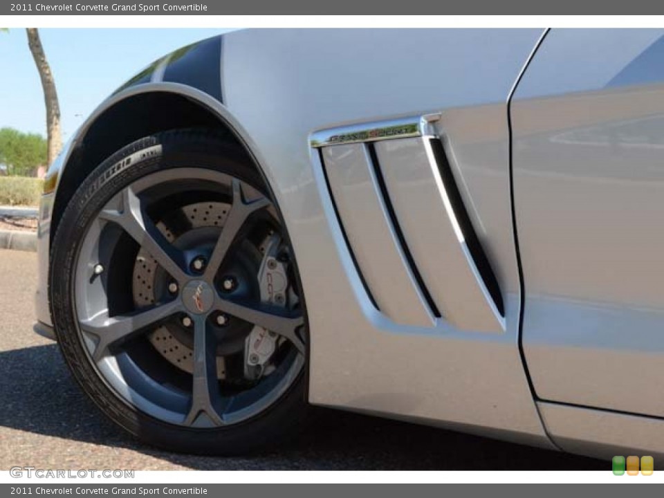 2011 Chevrolet Corvette Grand Sport Convertible Wheel and Tire Photo #67937648