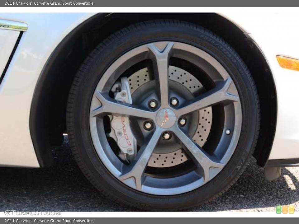 2011 Chevrolet Corvette Grand Sport Convertible Wheel and Tire Photo #67937657