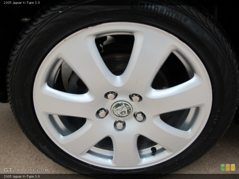 2005 Jaguar X-Type 3.0 Wheel and Tire Photo #67945424