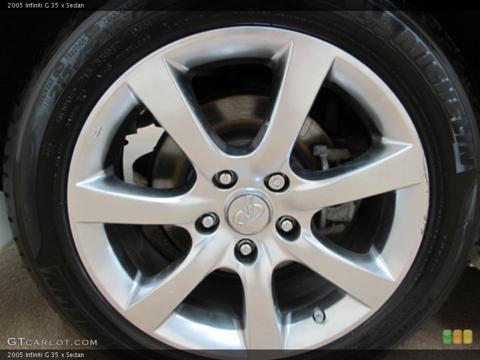 2005 Infiniti G 35 x Sedan Wheel and Tire Photo #67946156