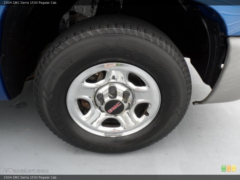 2004 GMC Sierra 1500 Regular Cab Wheel and Tire Photo #67946651