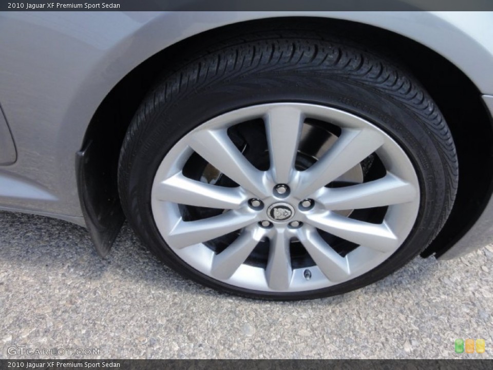 2010 Jaguar XF Premium Sport Sedan Wheel and Tire Photo #67948931
