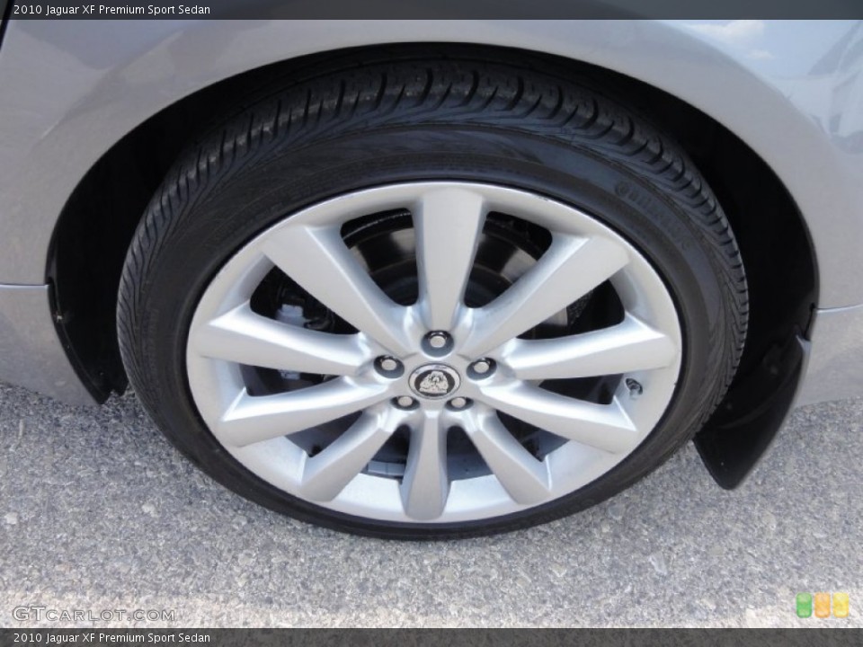 2010 Jaguar XF Premium Sport Sedan Wheel and Tire Photo #67948976