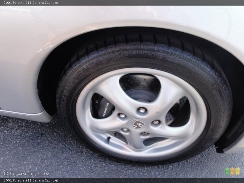 2001 Porsche 911 Carrera Cabriolet Wheel and Tire Photo #67950089