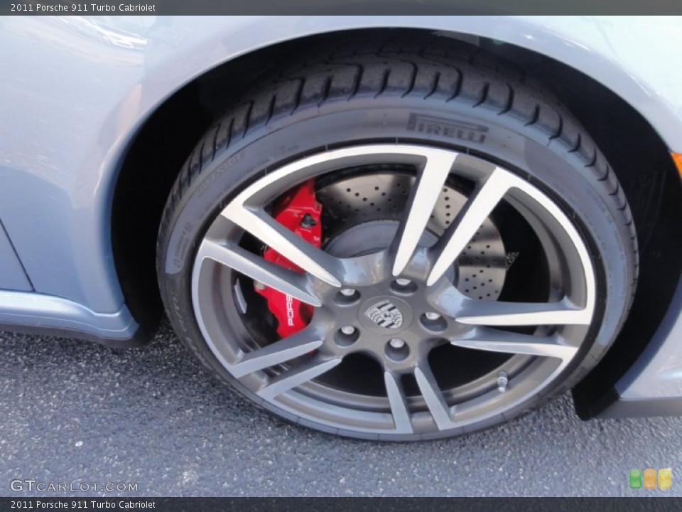 2011 Porsche 911 Turbo Cabriolet Wheel and Tire Photo #67950455