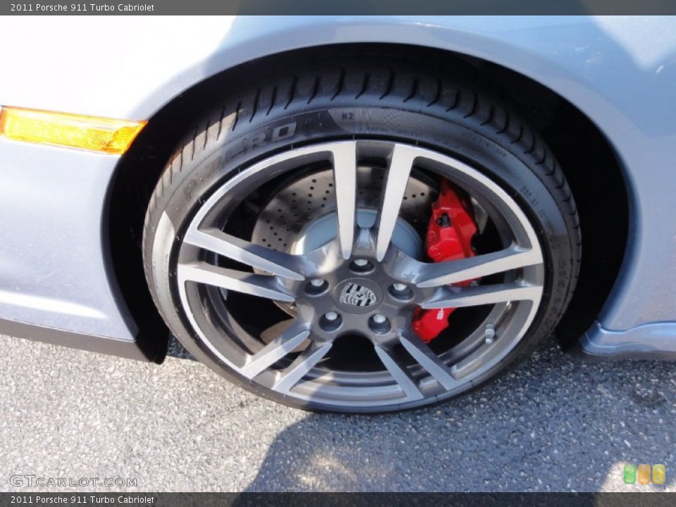 2011 Porsche 911 Turbo Cabriolet Wheel and Tire Photo #67950473