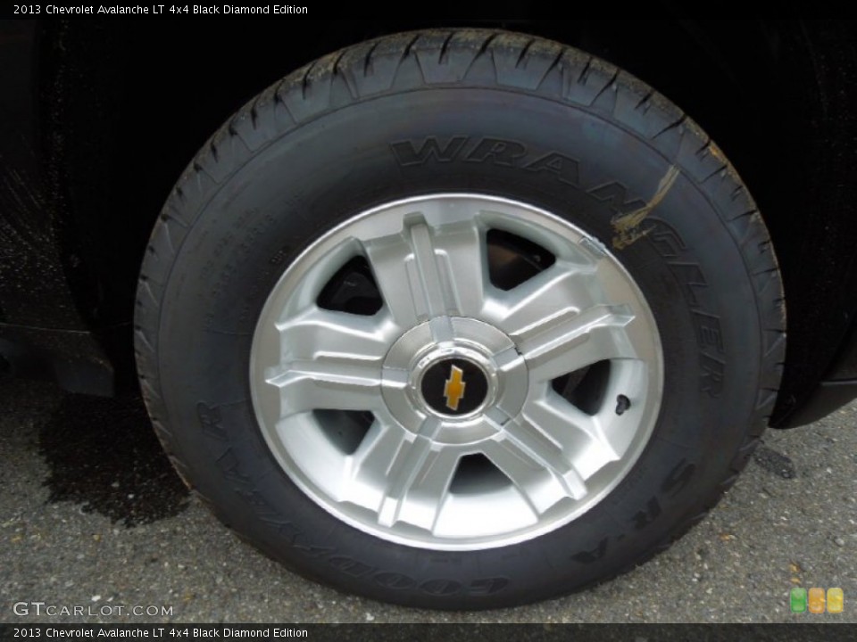 2013 Chevrolet Avalanche LT 4x4 Black Diamond Edition Wheel and Tire Photo #67957949