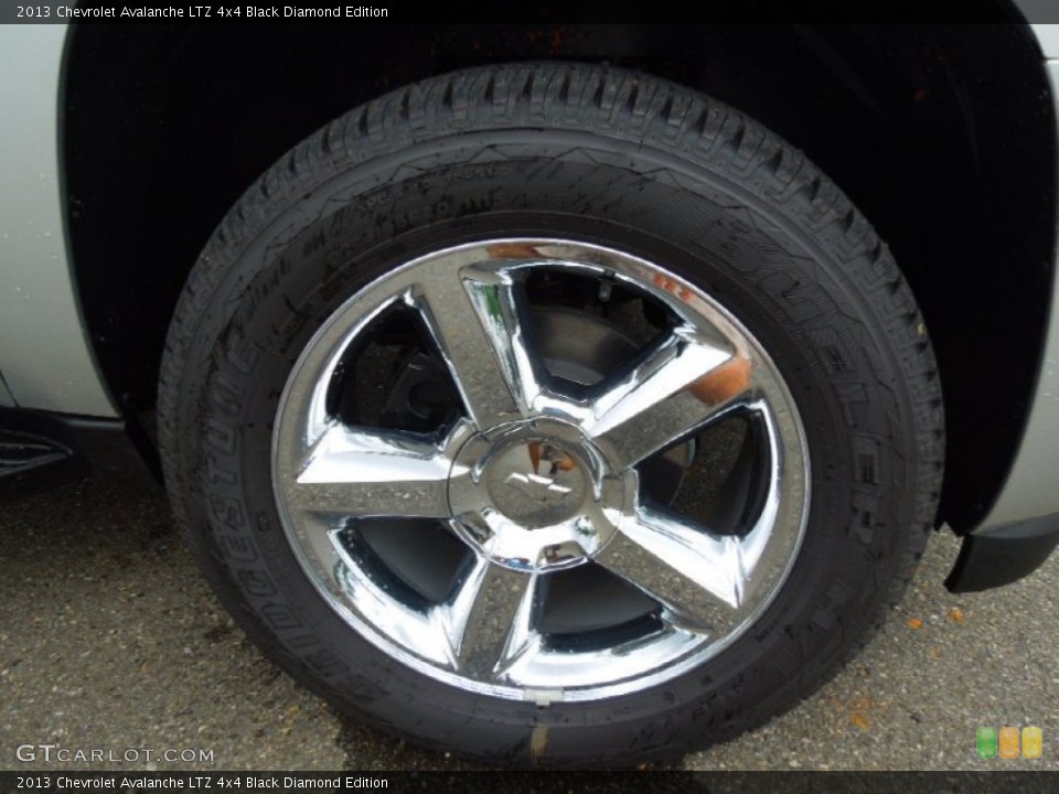 2013 Chevrolet Avalanche LTZ 4x4 Black Diamond Edition Wheel and Tire Photo #67958039