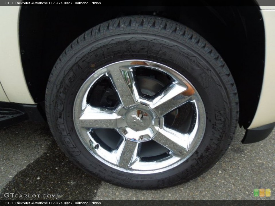 2013 Chevrolet Avalanche LTZ 4x4 Black Diamond Edition Wheel and Tire Photo #67958126