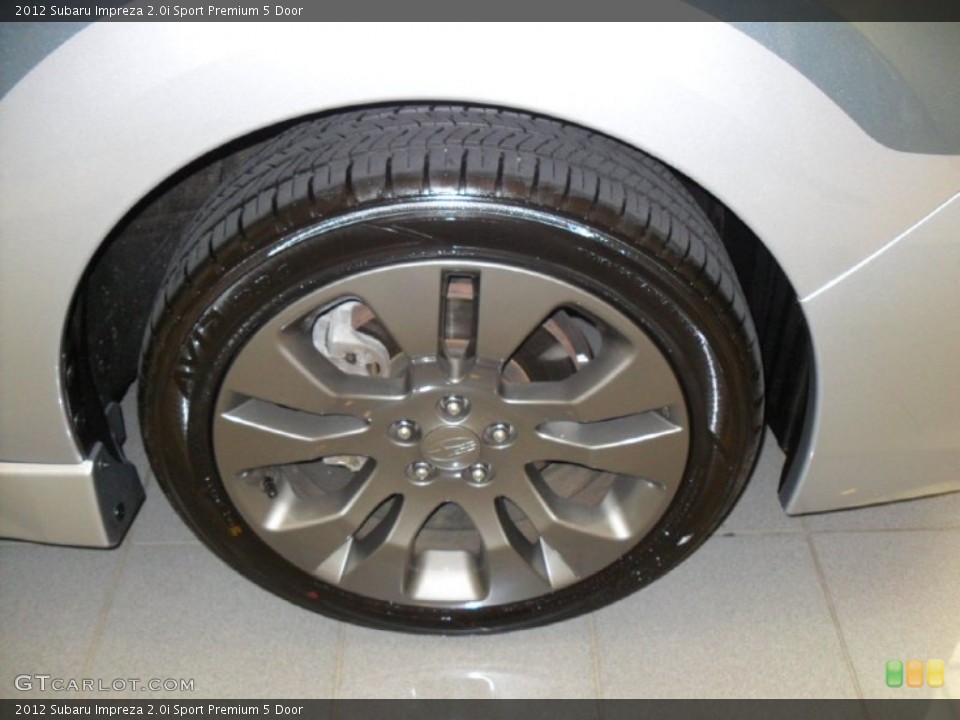 2012 Subaru Impreza 2.0i Sport Premium 5 Door Wheel and Tire Photo #67960076
