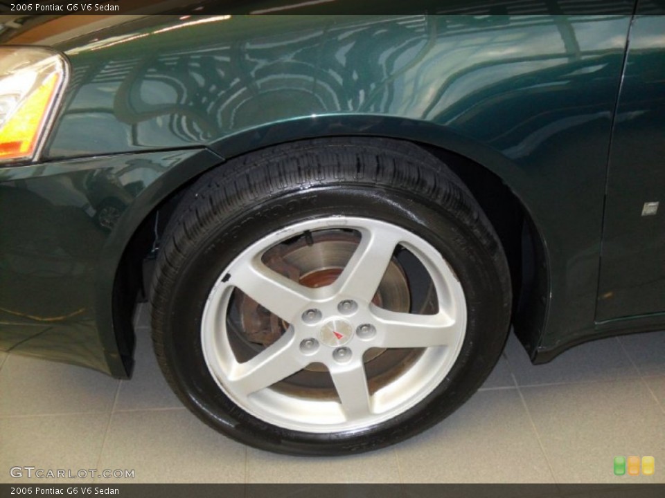 2006 Pontiac G6 V6 Sedan Wheel and Tire Photo #67960130