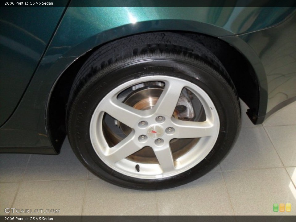 2006 Pontiac G6 V6 Sedan Wheel and Tire Photo #67960139