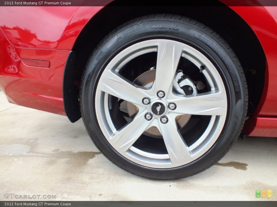 2013 Ford Mustang GT Premium Coupe Wheel and Tire Photo #67964641