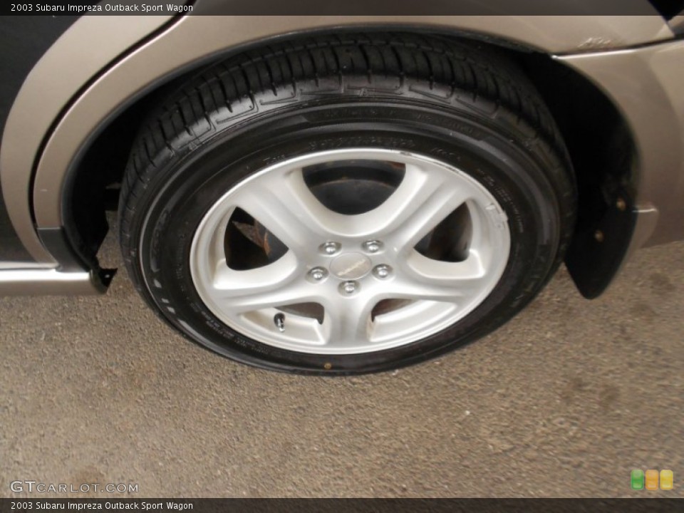 2003 Subaru Impreza Outback Sport Wagon Wheel and Tire Photo #67966408