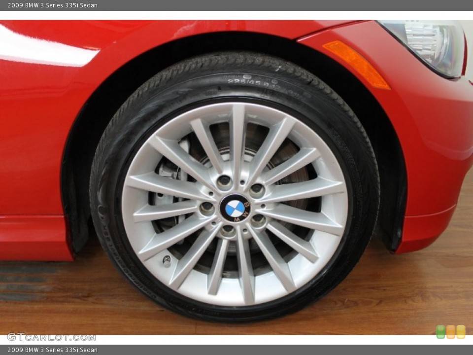 2009 BMW 3 Series 335i Sedan Wheel and Tire Photo #67968148