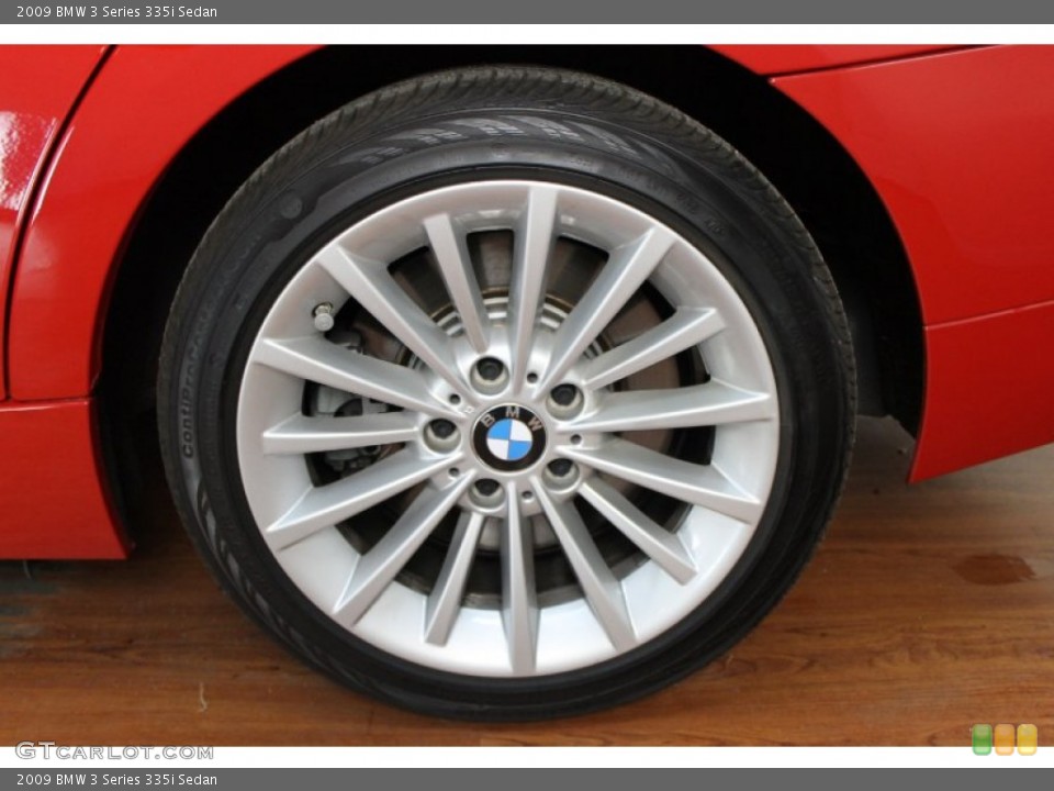 2009 BMW 3 Series 335i Sedan Wheel and Tire Photo #67968166