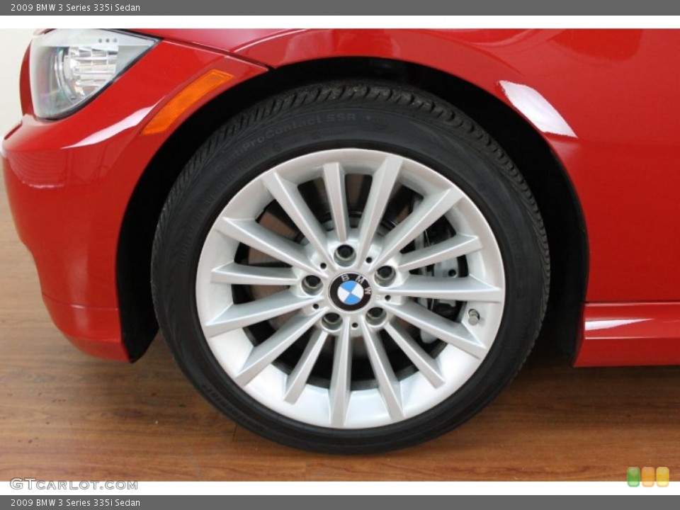 2009 BMW 3 Series 335i Sedan Wheel and Tire Photo #67968175