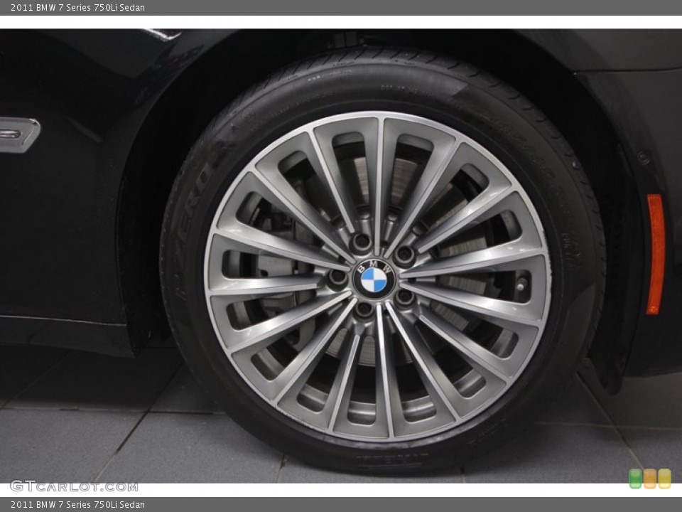 2011 BMW 7 Series 750Li Sedan Wheel and Tire Photo #67972651