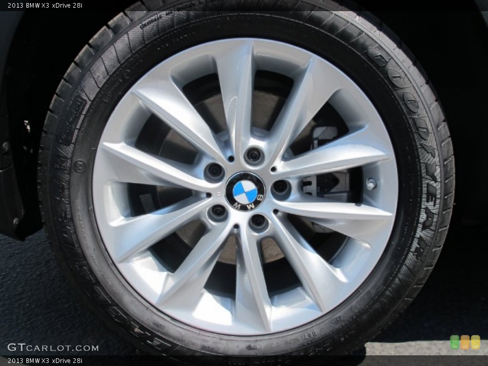 2013 BMW X3 xDrive 28i Wheel and Tire Photo #67975232