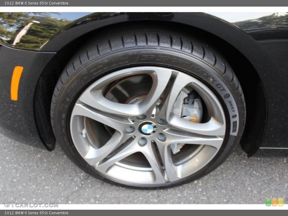 2012 BMW 6 Series 650i Convertible Wheel and Tire Photo #67977273