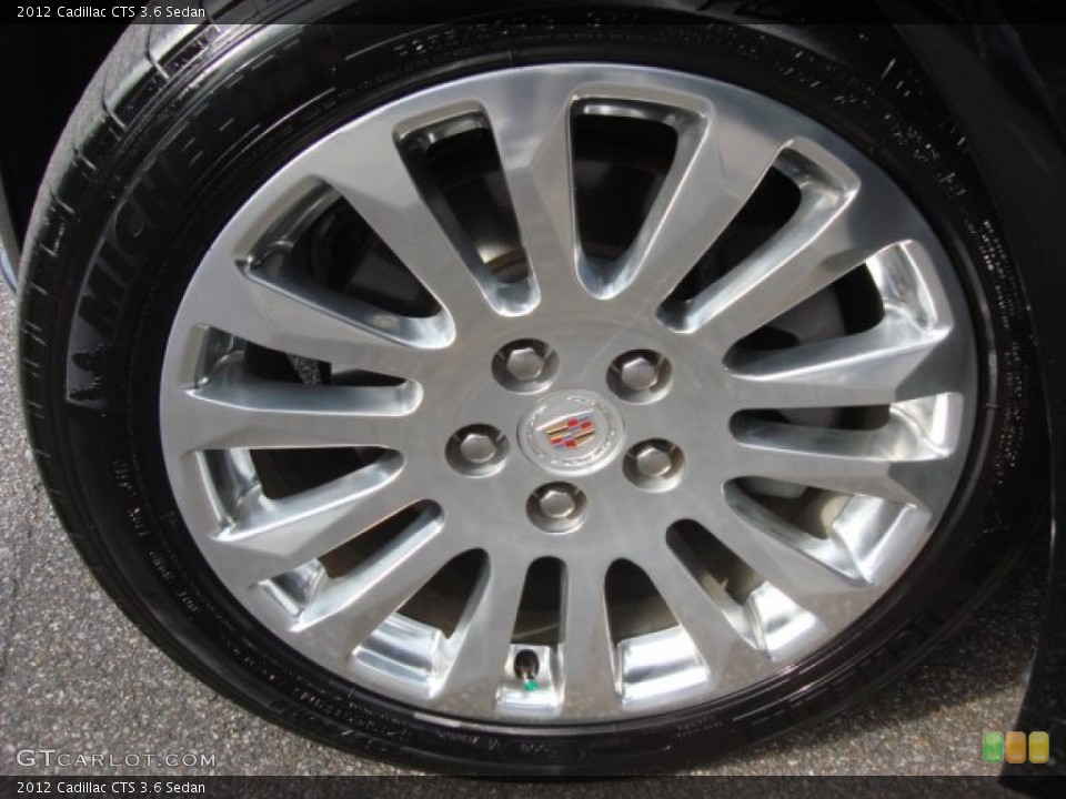 2012 Cadillac CTS 3.6 Sedan Wheel and Tire Photo #67980995