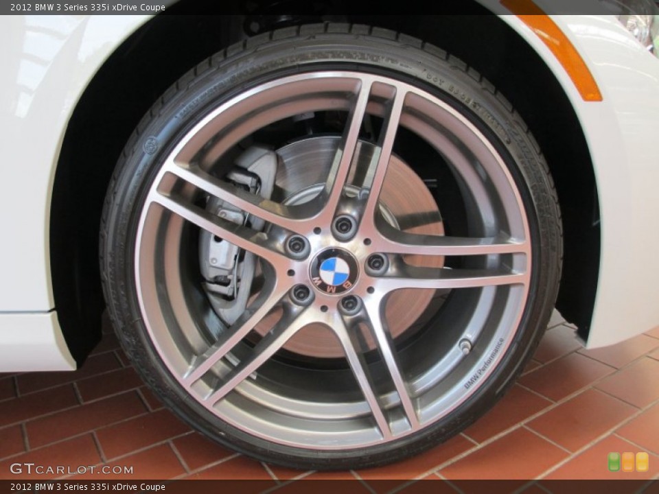 2012 BMW 3 Series 335i xDrive Coupe Wheel and Tire Photo #67983185