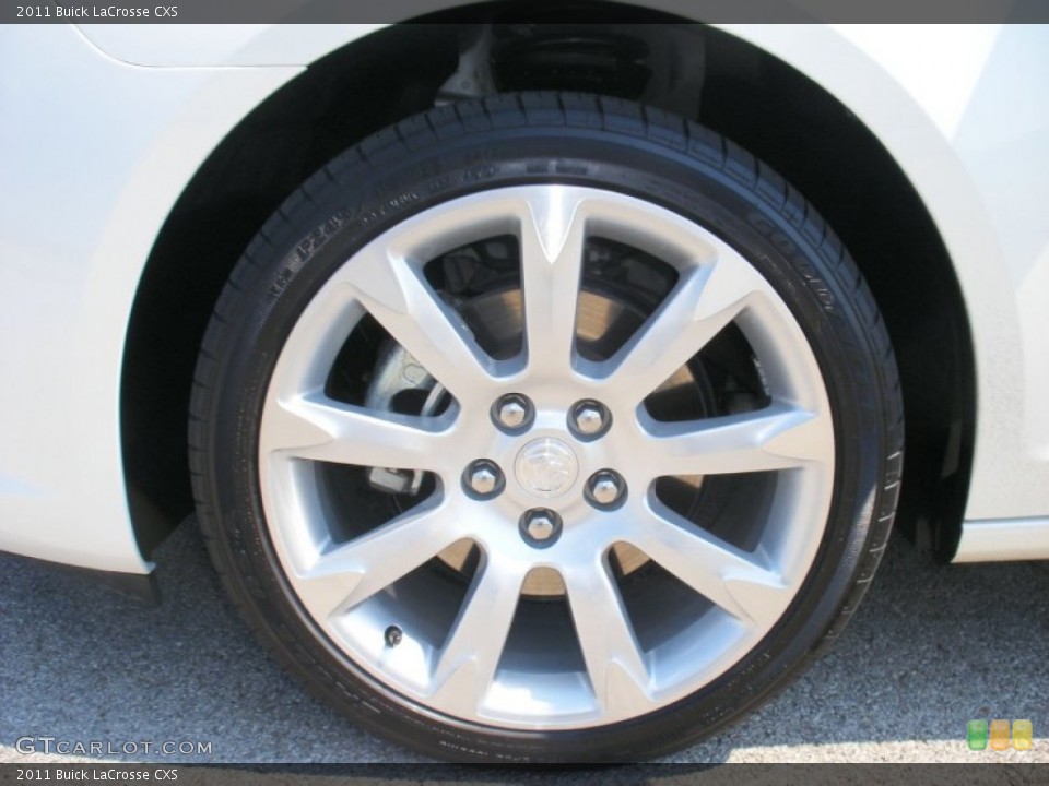 2011 Buick LaCrosse CXS Wheel and Tire Photo #67983949