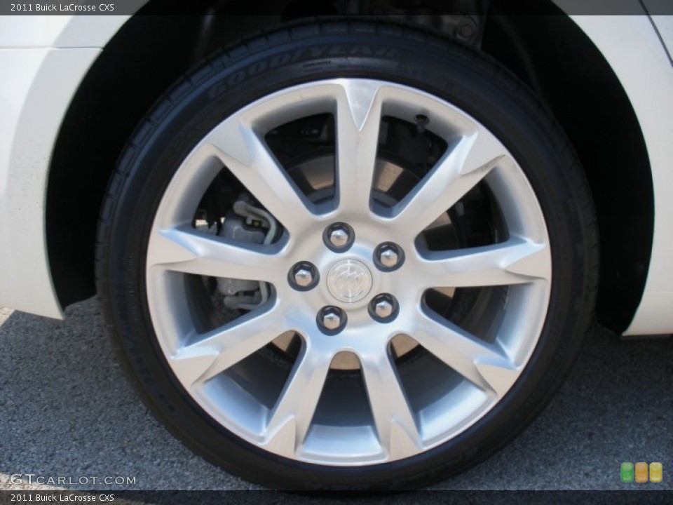 2011 Buick LaCrosse CXS Wheel and Tire Photo #67983974