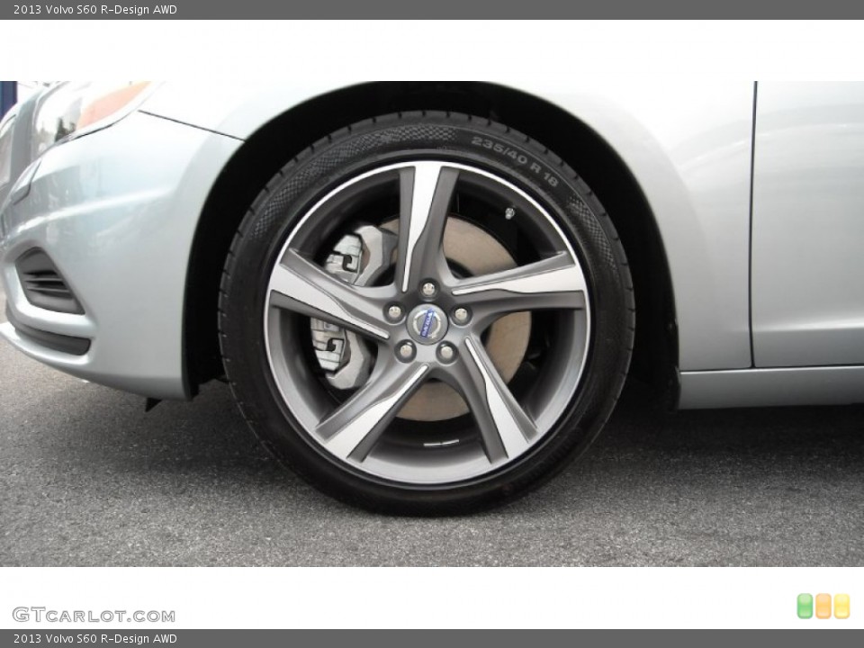 2013 Volvo S60 R-Design AWD Wheel and Tire Photo #67984751