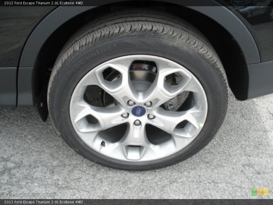 2013 Ford Escape Titanium 2.0L EcoBoost 4WD Wheel and Tire Photo #67985498