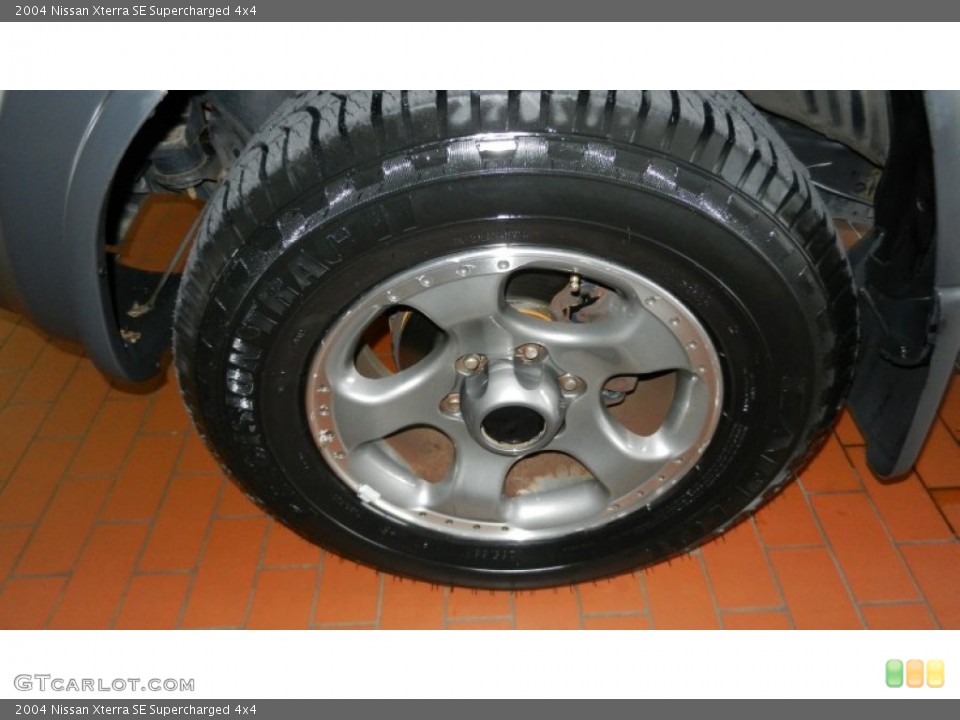 2004 Nissan Xterra SE Supercharged 4x4 Wheel and Tire Photo #67986410
