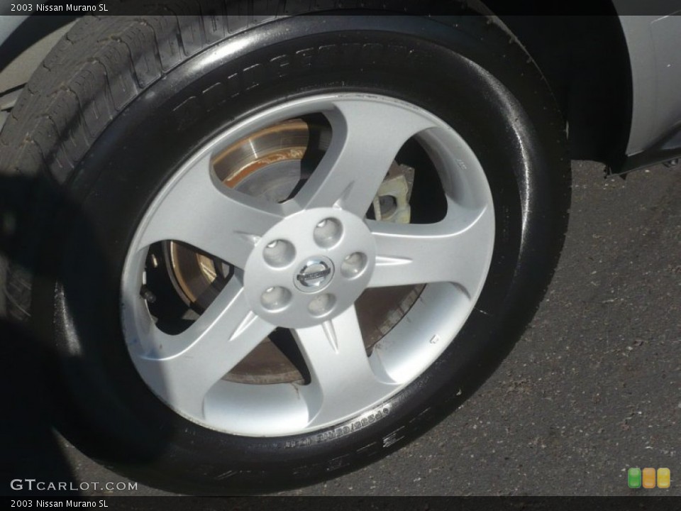 2003 Nissan Murano SL Wheel and Tire Photo #67987325