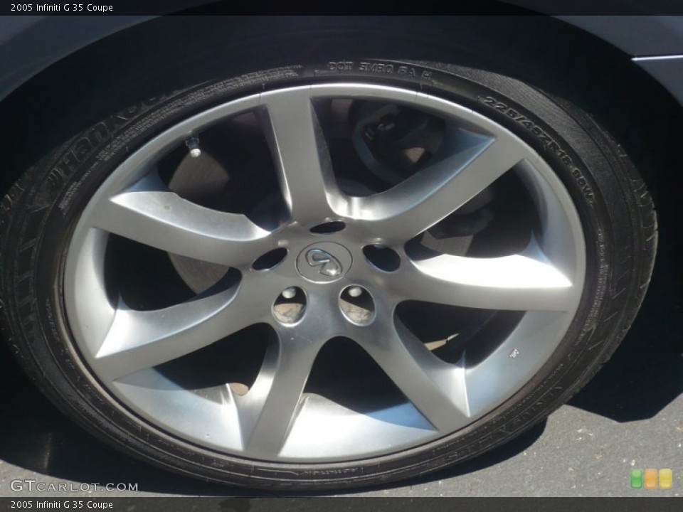 2005 Infiniti G 35 Coupe Wheel and Tire Photo #67987793