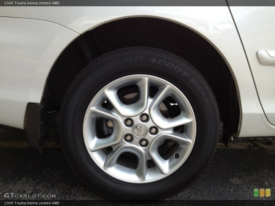 2006 Toyota Sienna Limited AWD Wheel and Tire Photo #67988870
