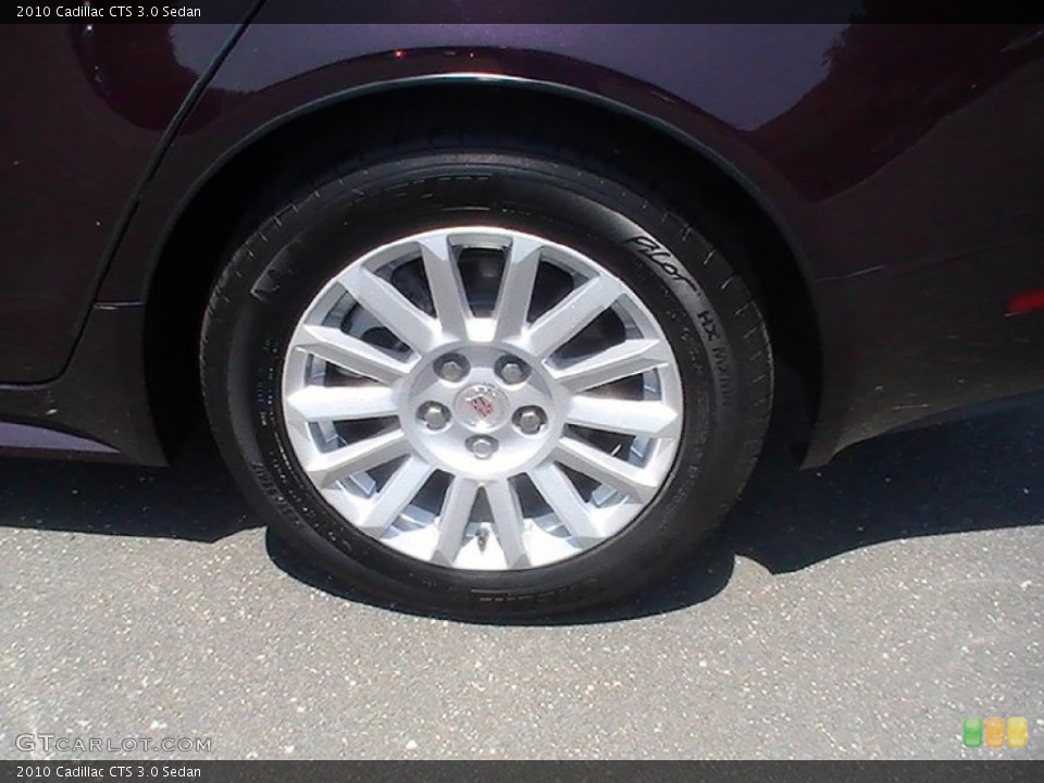 2010 Cadillac CTS 3.0 Sedan Wheel and Tire Photo #68001626