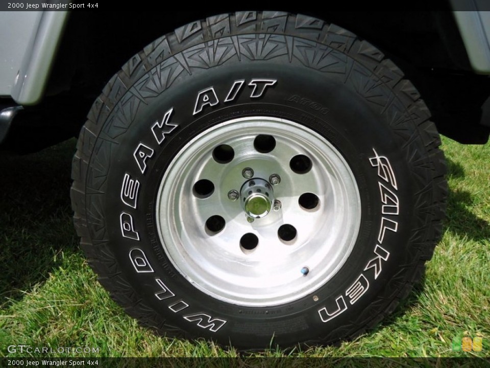 2000 Jeep Wrangler Custom Wheel and Tire Photo #68002595