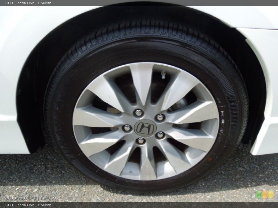 2011 Honda Civic EX Sedan Wheel and Tire Photo #68013684
