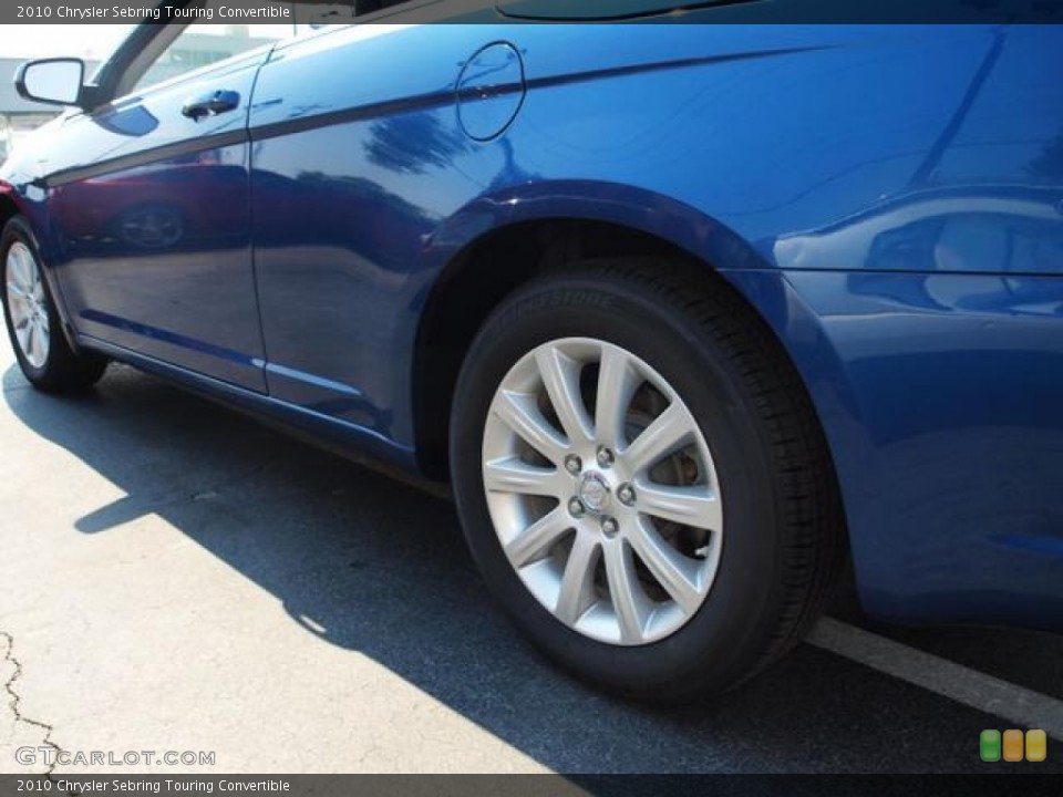 2010 Chrysler Sebring Touring Convertible Wheel and Tire Photo #68023255