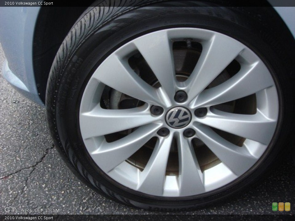 2010 Volkswagen CC Sport Wheel and Tire Photo #68028854