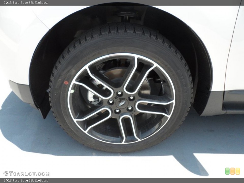 2013 Ford Edge SEL EcoBoost Wheel and Tire Photo #68031578