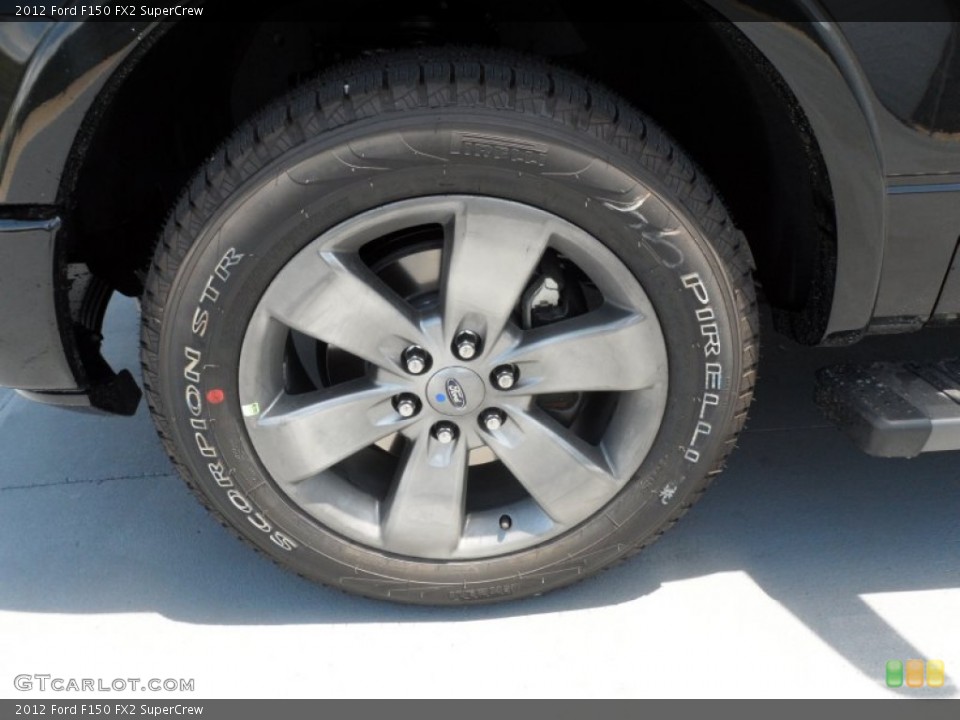 2012 Ford F150 FX2 SuperCrew Wheel and Tire Photo #68032775