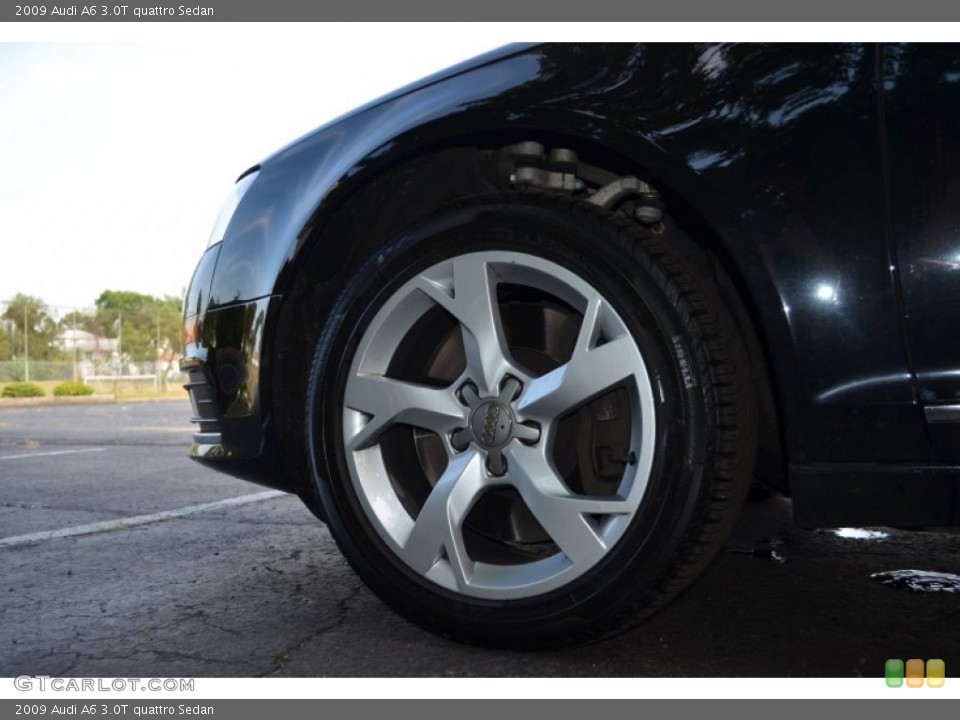 2009 Audi A6 3.0T quattro Sedan Wheel and Tire Photo #68034221