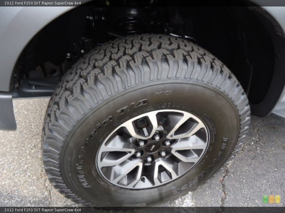 2012 Ford F150 SVT Raptor SuperCrew 4x4 Wheel and Tire Photo #68035652