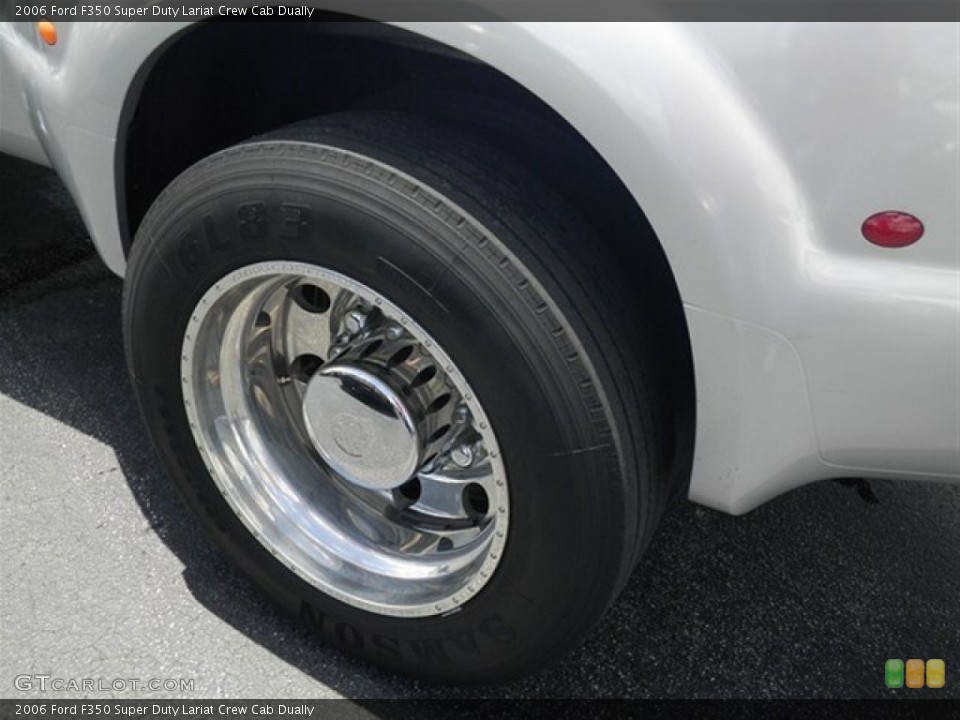 2006 Ford F350 Super Duty Lariat Crew Cab Dually Wheel and Tire Photo #68036036