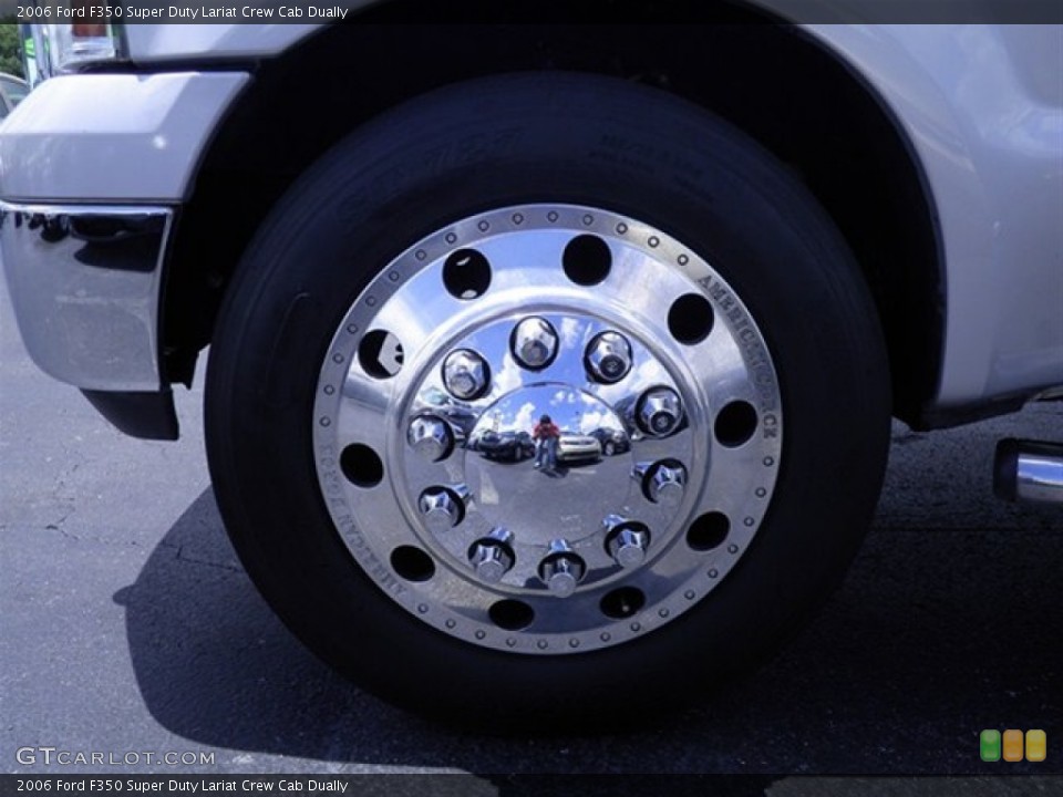 2006 Ford F350 Super Duty Lariat Crew Cab Dually Wheel and Tire Photo #68036045