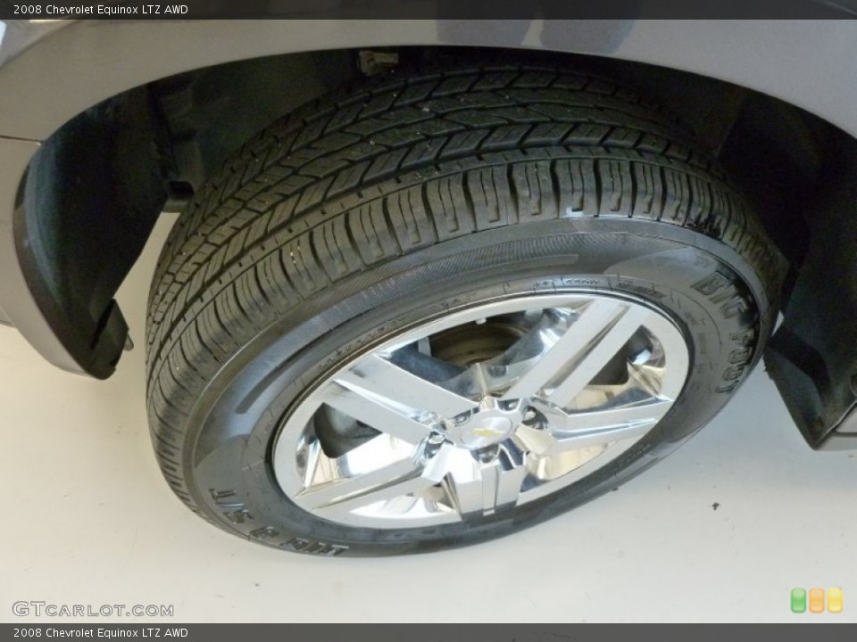 2008 Chevrolet Equinox LTZ AWD Wheel and Tire Photo #68036525