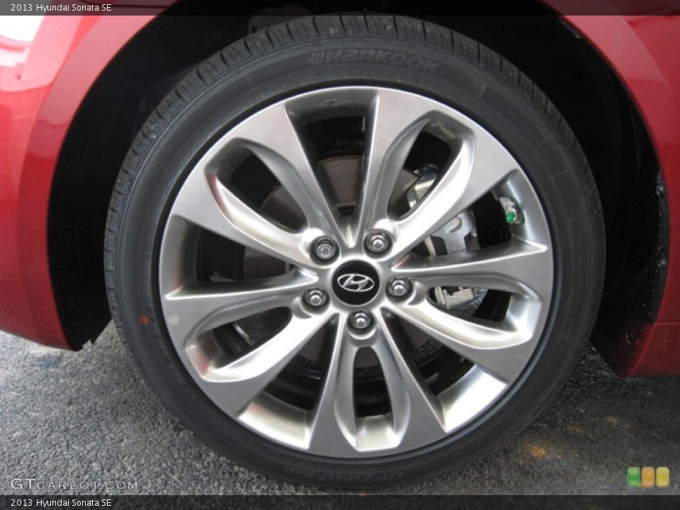 2013 Hyundai Sonata SE Wheel and Tire Photo #68038772