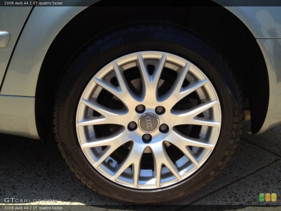 2008 Audi A4 2.0T quattro Sedan Wheel and Tire Photo #68041019